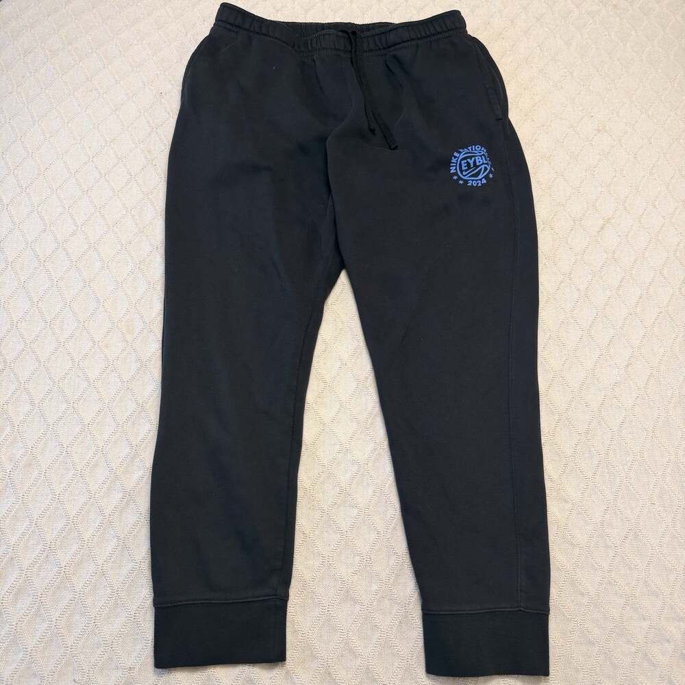 Nike EYBL Sweatpants Mens XL Black 2024 Nationals Basketball Club Fleece Sports